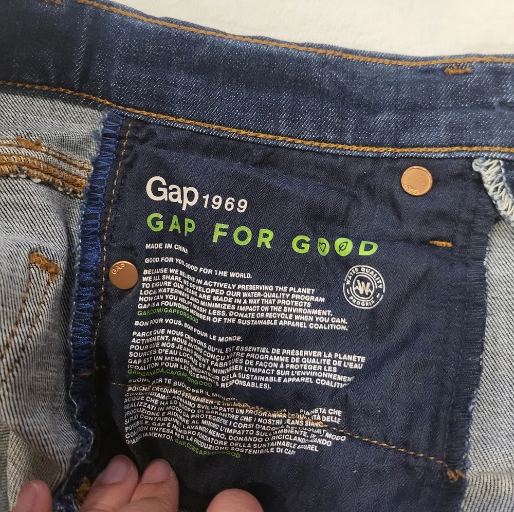 GAP Dark Wash Skinny Jeans Size 25 - Picture 6 of 8
